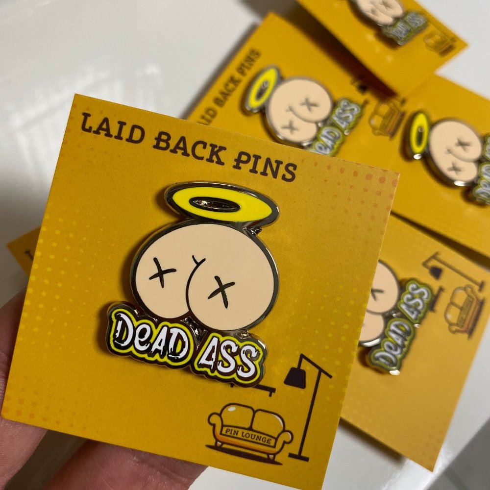 Dead Ass Enamel Pin - Picture 2 of 2